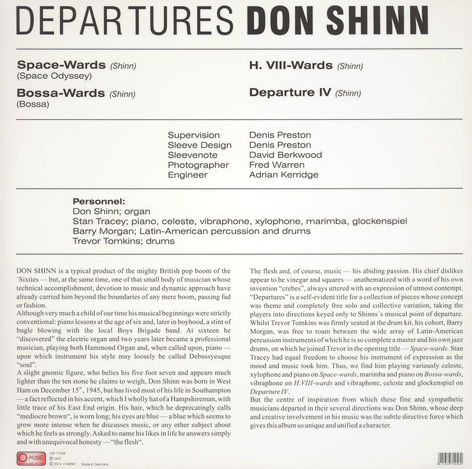 DON SHIN: DEPARTURES - Peekaboo Records